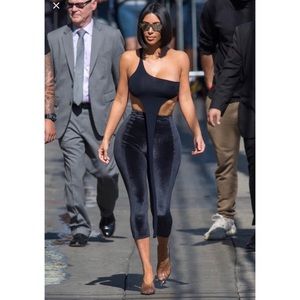 KIM K inspired top and suede pants to match!